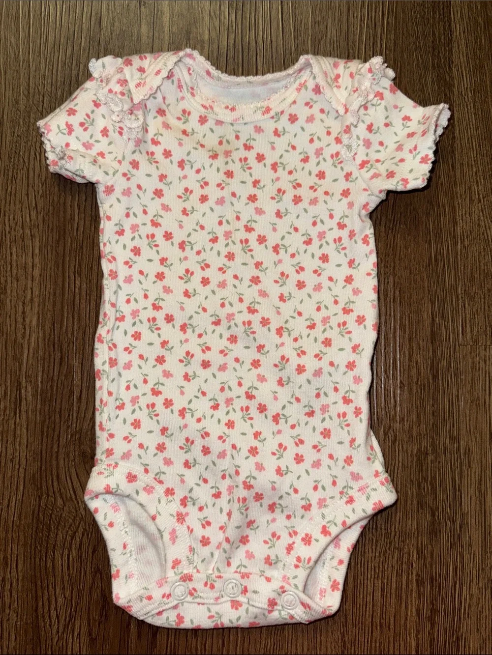 Carter's Baby Girls Floral Bodysuit Pack